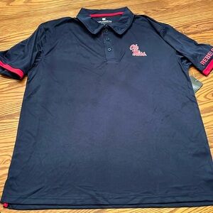 NWT Ole Miss Rebels Polo Navy